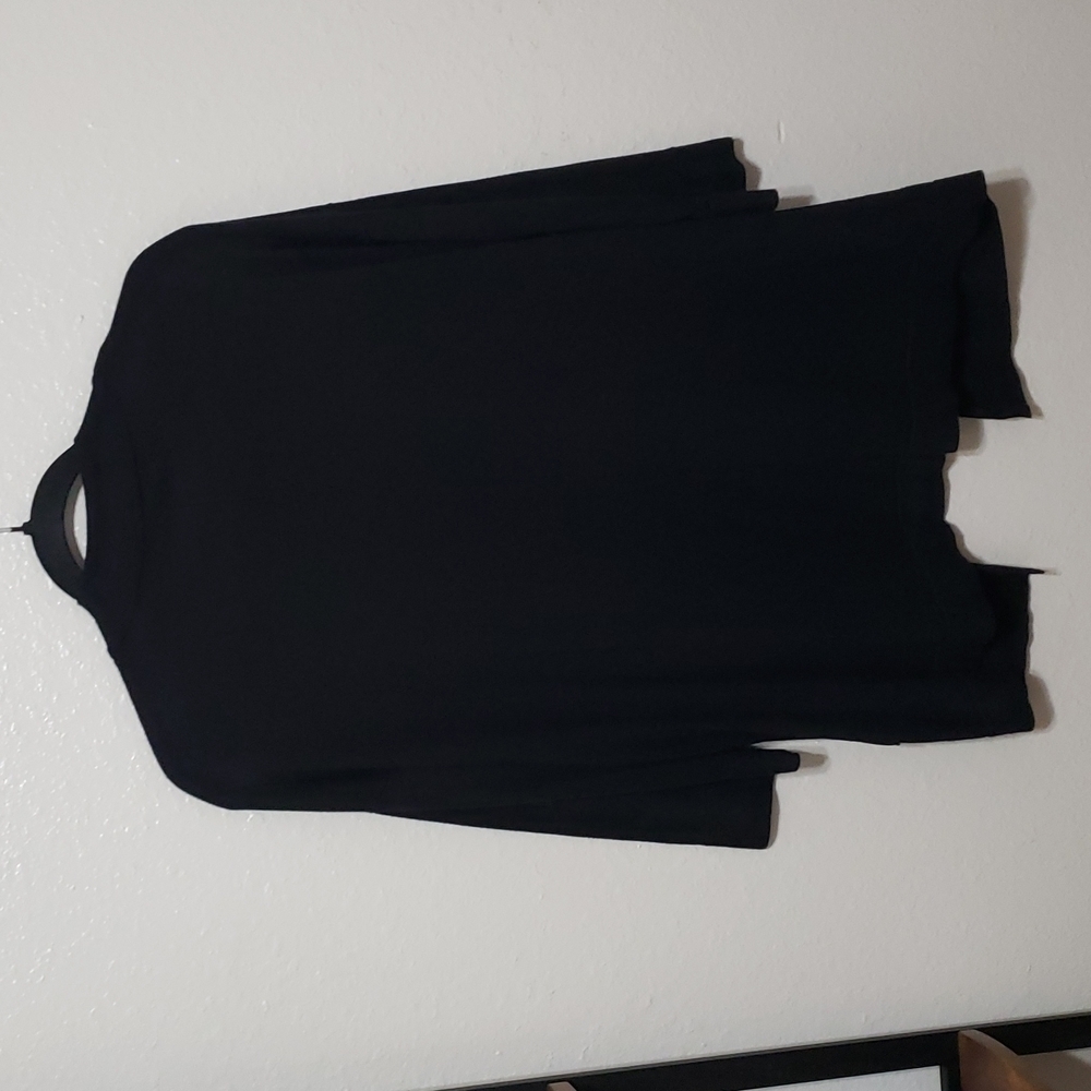 ZARA Black 3/4 Sleeve Pocketed Knit Cardigan, Size S - Picture 9 of 11